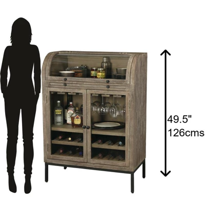 Howard Miller 695244 Howard Miller Paloma Wine & Bar Cabinet 695244 - Image 7