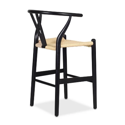 Jameson Weave Counter Height Barstool - Poly & Bark - Image 3