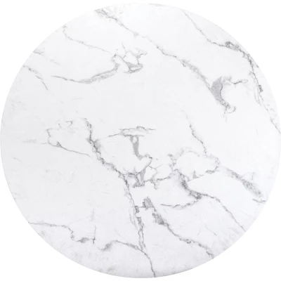 47.2" Lois Round Dining Table White - ZM Home - Image 6