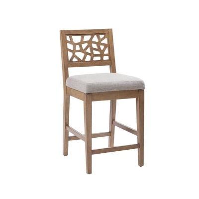 Crackle Barstool Light Gray - Image 2