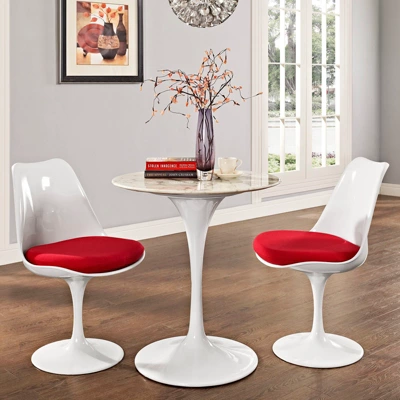 Lippa Round Artificial Marble Dining Table - Modway